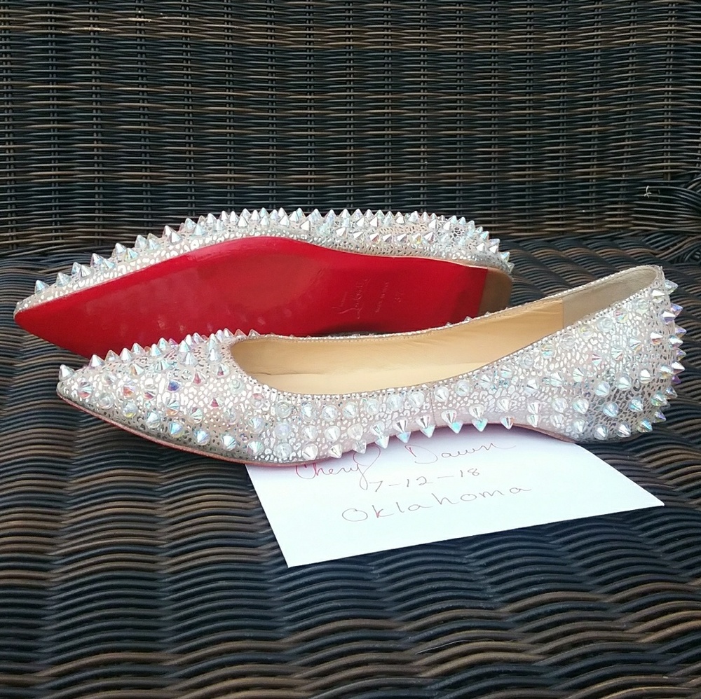 Christian Louboutin Spike Flats size 37